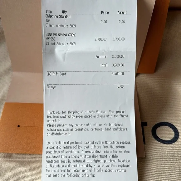 Louis Vuitton Authentic Limited Hina PM in Mahina Crème Shoulder Bag SOLD OUT - Picture 5 of 16